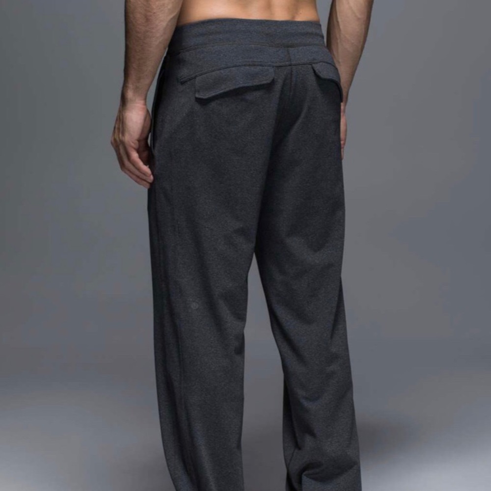 🐉SOLD🐉Lululemon Men L Tall (34") Kung Fu Pants - Picture 1 of 8